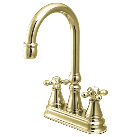 Kingston Brass Bar Faucet, Polished Brass KS2492AX